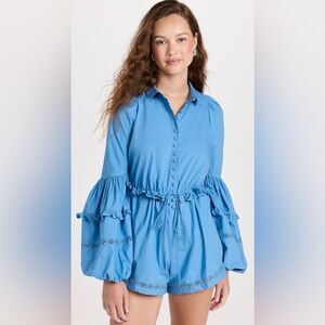 Joslin‎ Lili Cotton Blue Romper Size 2